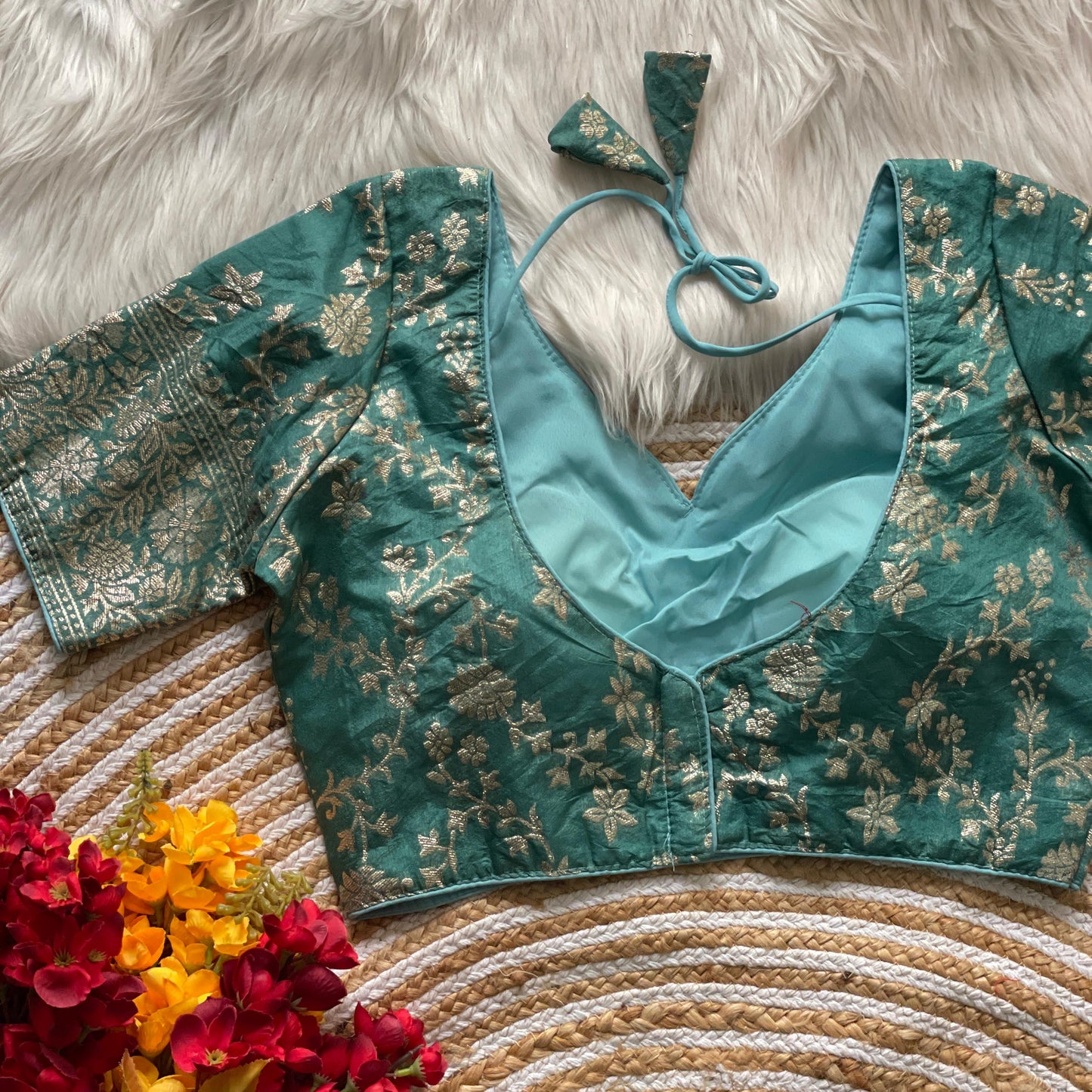 Dola Silk Ready to wear Blouse - FREE SHIPPING