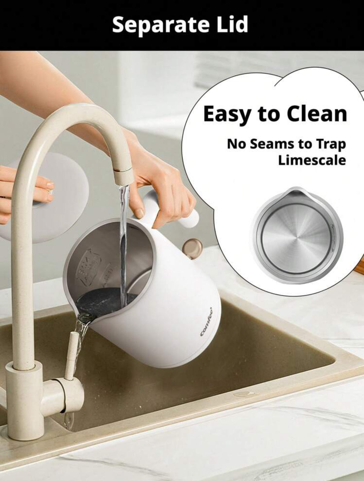 Comfee 800W Mini Electric Kettle