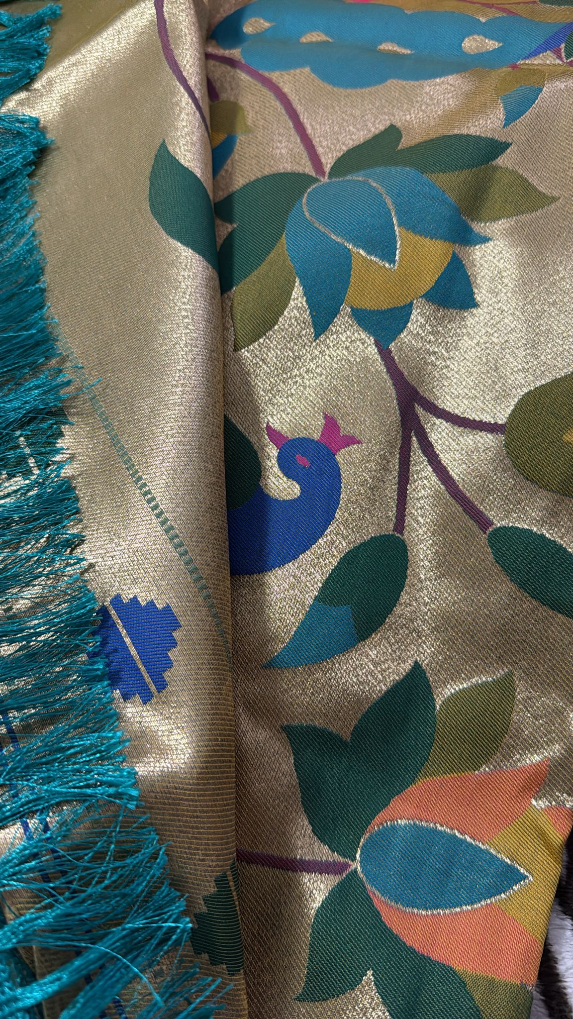 Heavy Paithani Soft Silk Saree