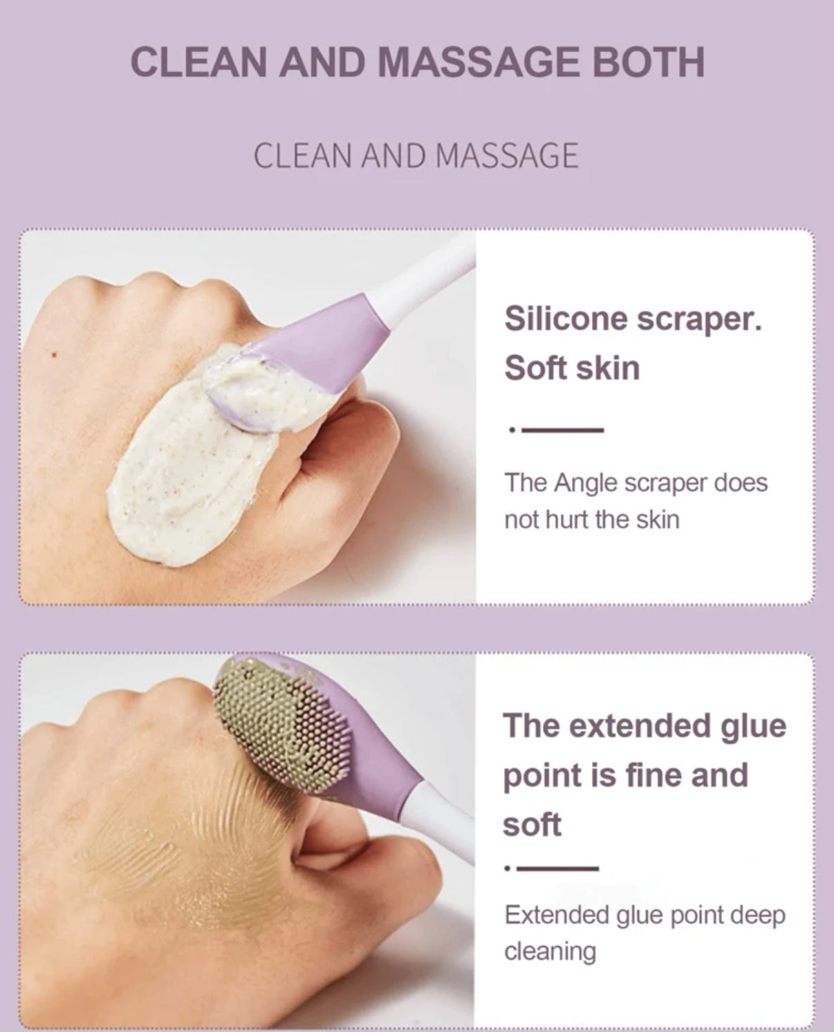 2 in 1 Facial Cleansing Brush / Mask Applicator (Free Shipping)