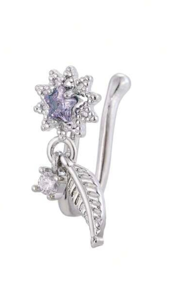 Clip on Nose Stud & Ear Cuff - 1 pc (FREE SHIPPING)