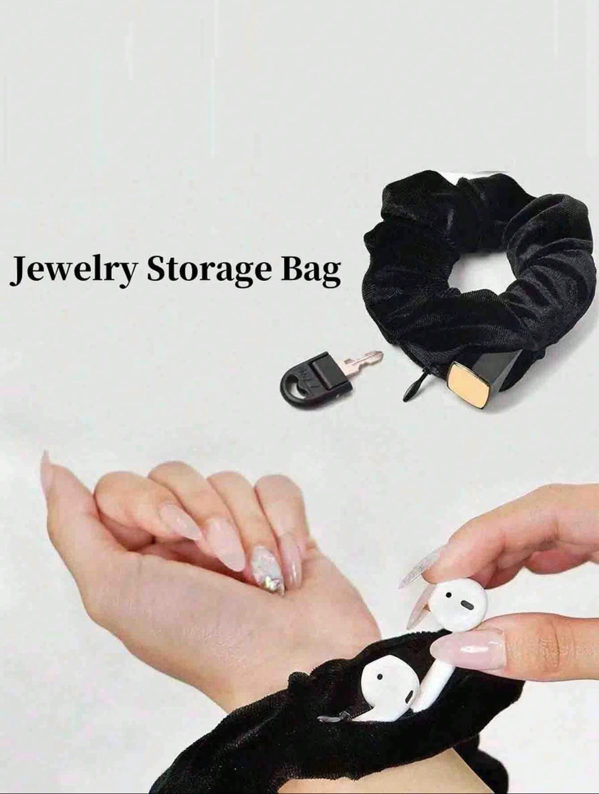 Multifunctional Hair Tie Storage Bag 1pc - Free shipping