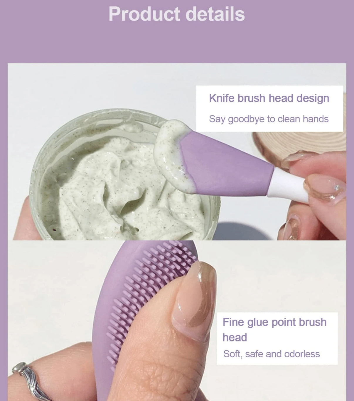 2 in 1 Facial Cleansing Brush / Mask Applicator (Free Shipping)