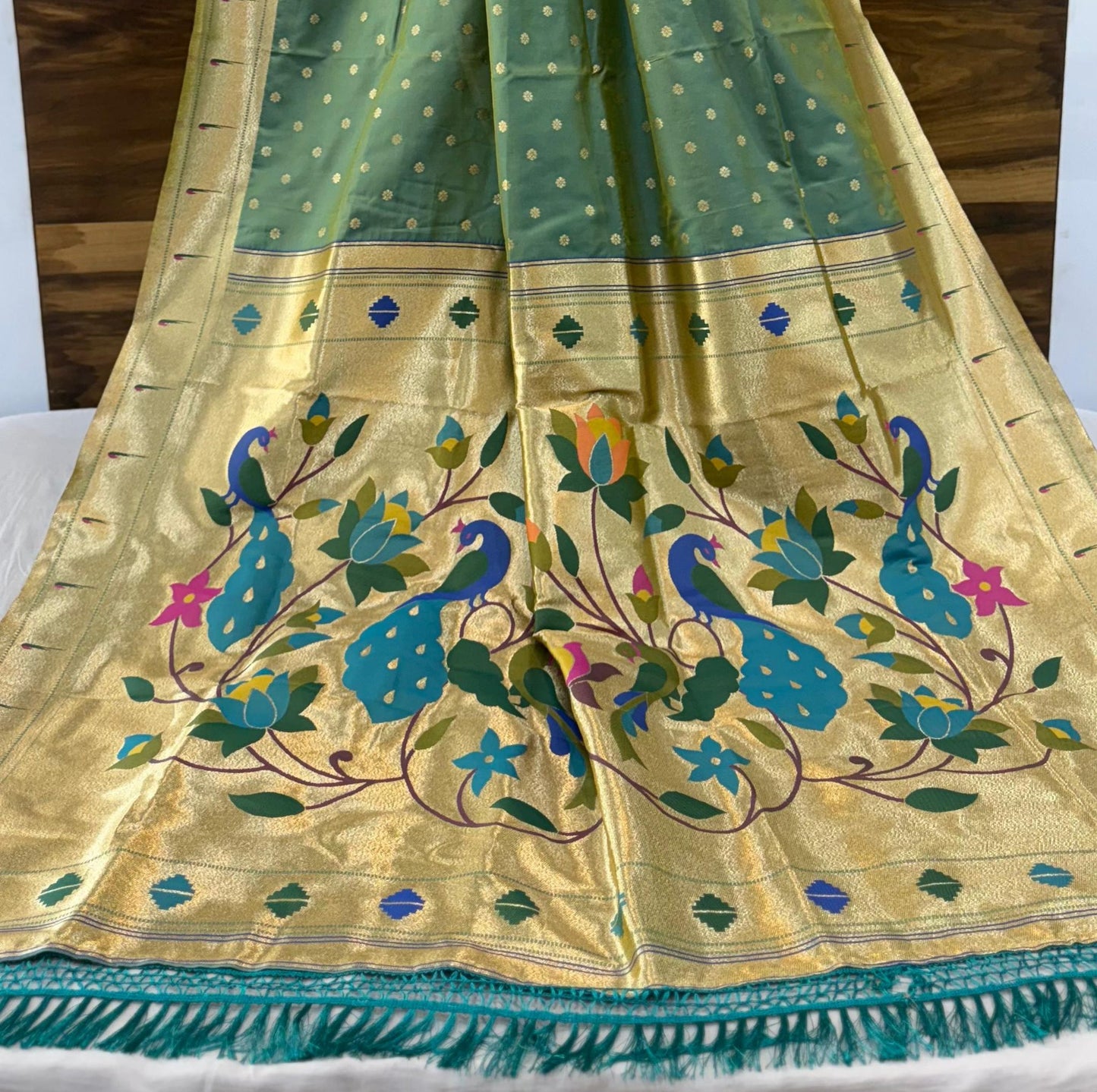 Heavy Paithani Soft Silk Saree