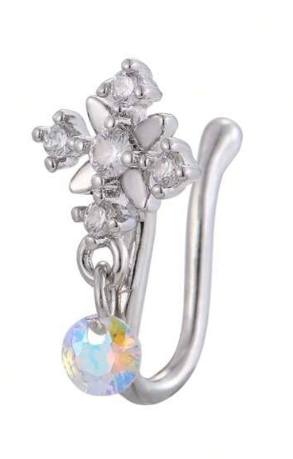 Clip on Nose Stud & Ear Cuff - 1 pc (FREE SHIPPING)