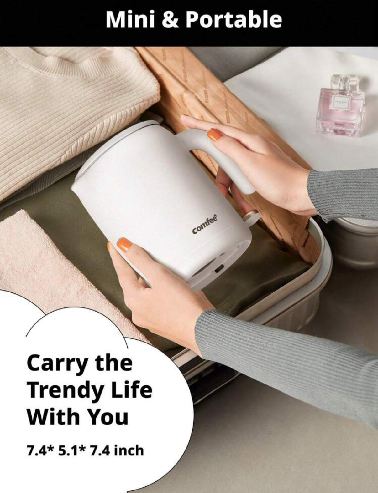 Comfee 800W Mini Electric Kettle
