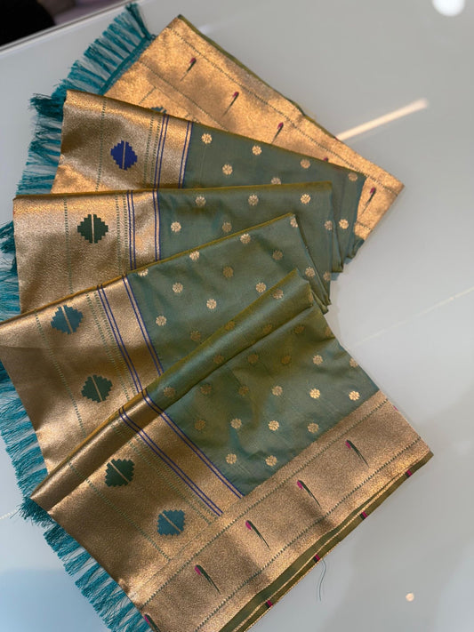 Heavy Paithani Soft Silk Saree
