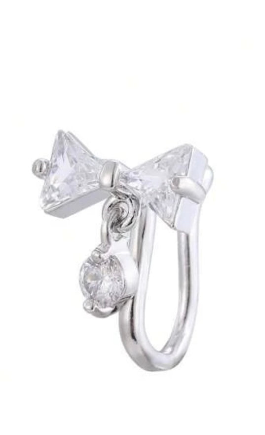 Clip on Nose Stud & Ear Cuff - 1 pc (FREE SHIPPING)
