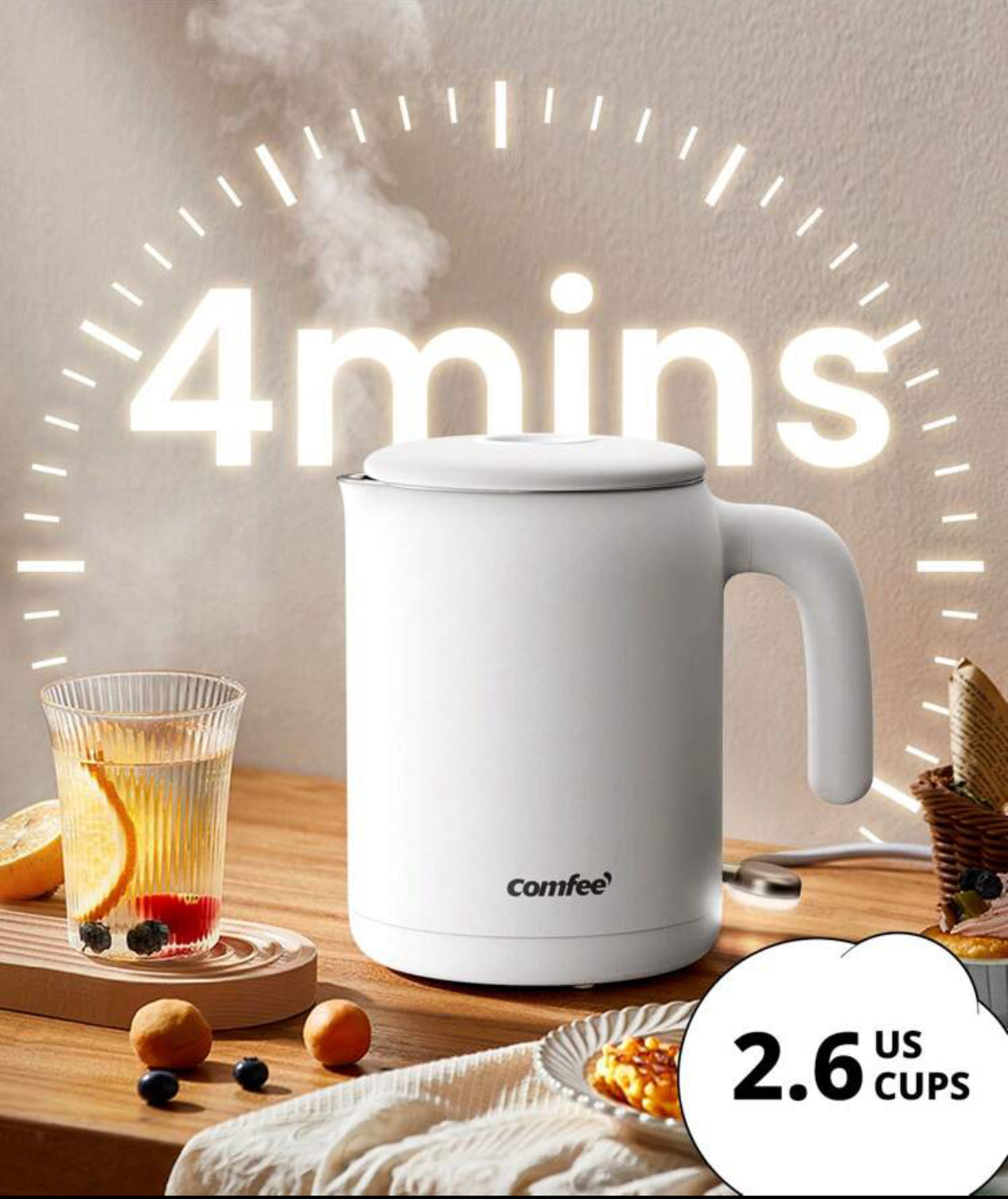 Comfee 800W Mini Electric Kettle
