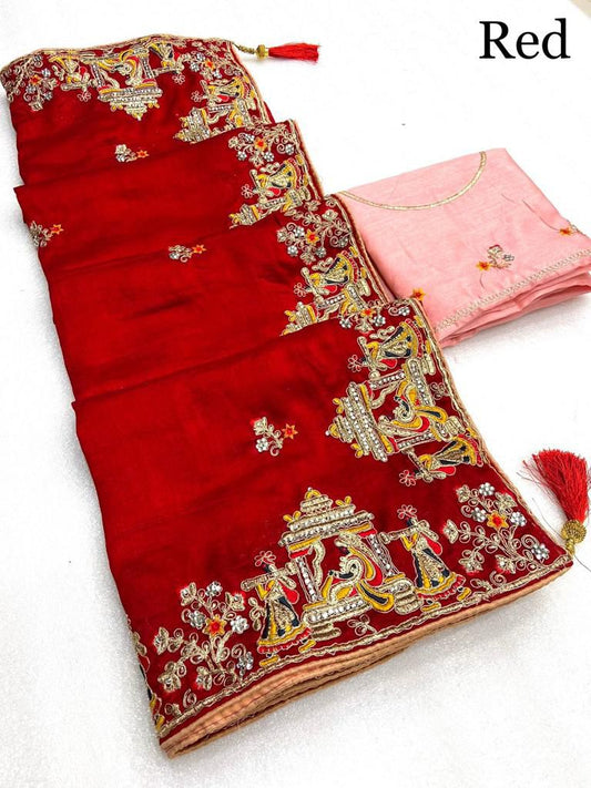 Heavy Saree with Diamond Work (SOLD OUT)