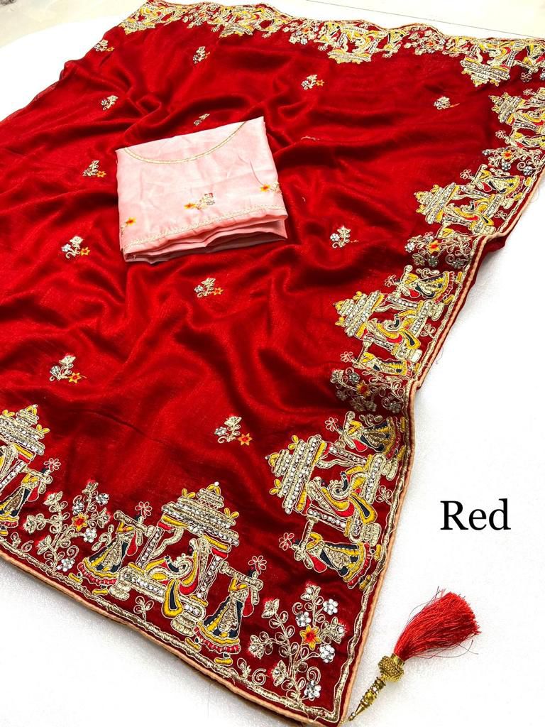 Heavy Saree with Diamond Work (SOLD OUT)