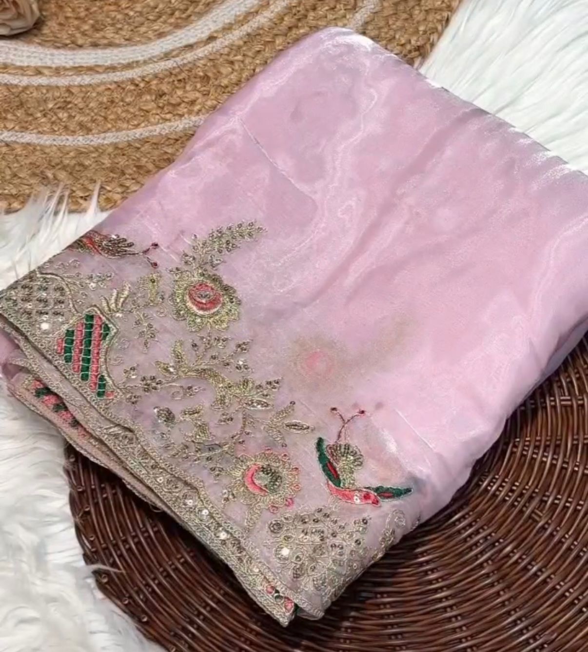 Pure Soft Jimmy Choo Silk Saree (SOLD OUT)